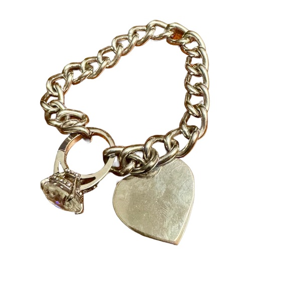 Juicy Couture Bracelet with Heart and Engagement Ring Charms - Picture 4 of 16